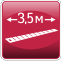 Ширина захвата 3,5 м Ширина захвата 3,2 м
