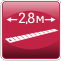 Ширина захвата 2,8 м Ширина захвата 2,8 м