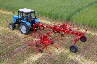 Грабли двухроторные прицепные Kolibri Duo